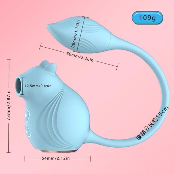 Pembe Tilki Klitoral Uyarıcılı Sincap Vibratör Sarı