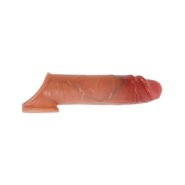 Pembe Tilki Silikon Penis Kılıfı 19 cm