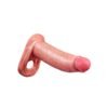 Pembe Tilki Silikon Penis Kılıfı L Beden (16 cm)