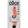 King Cock 6'' Stiffy Titreşimli Vibratör Ten 15.5 cm