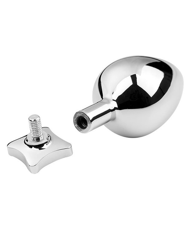 NOXXX Değiştirilebilir Poker Başlıklı Çelik Anal Plug Set Küçük Boy