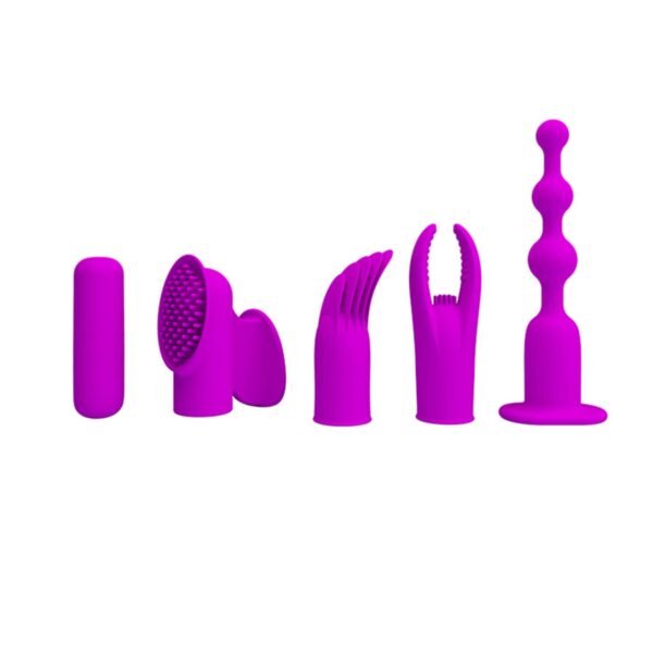 Pretty Love 4’ü 1 Arada USB Şarjlı 12 Mod Titreşimli Bullet Set