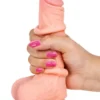 real-skin-7-cift-katmanli-kayan-derili-gercekci-penis-18-cm-3 7" Dual Layer Oynar Derili Realistik Penis 18 cm