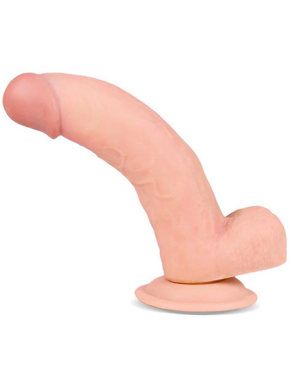 8" Dual Layer Oynar Derili Realistik Penis 20 cm