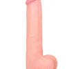 9" Dual Layer Oynar Derili Realistik Penis 23 cm