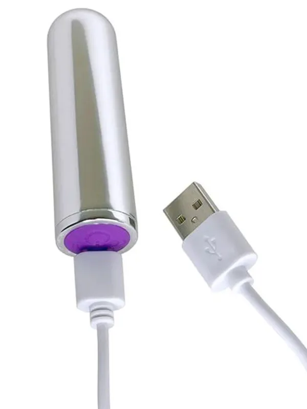 Ultra Güçlü Mini Şarjlı Bullet Vibratör 7.5 cm