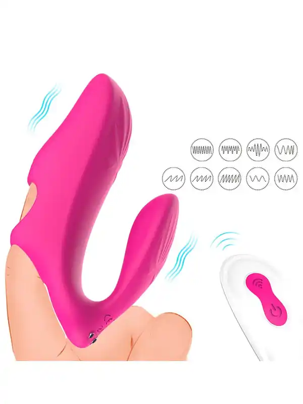 Şarjlı Uzaktan Kumandalı Parmak ve G Noktası Vibratörü