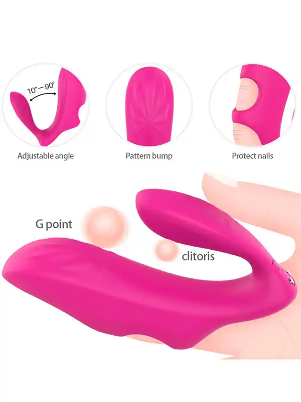 Şarjlı Uzaktan Kumandalı Parmak ve G Noktası Vibratörü