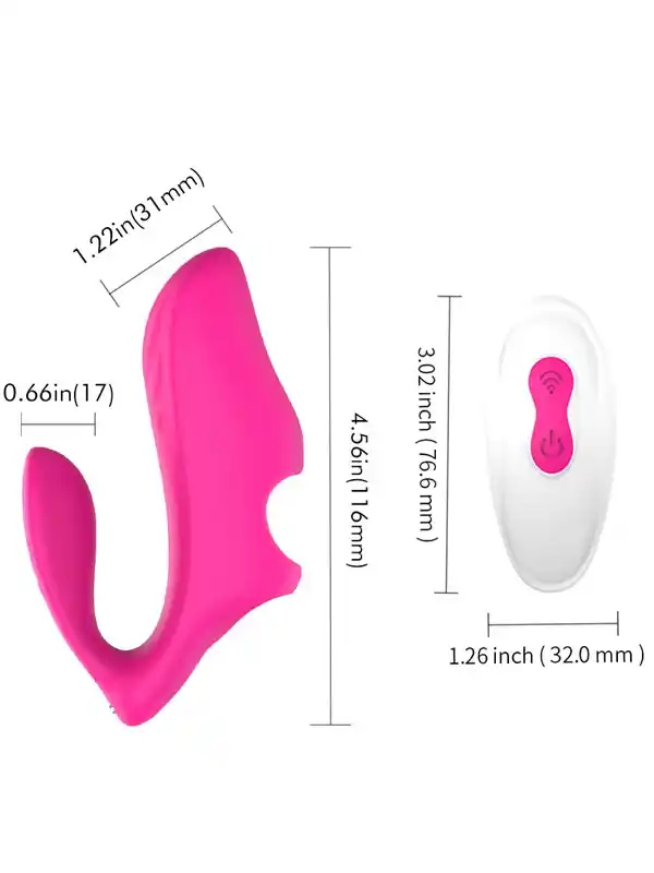 Şarjlı Uzaktan Kumandalı Parmak ve G Noktası Vibratörü