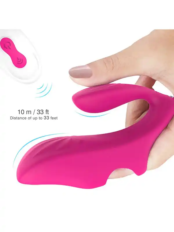 Şarjlı Uzaktan Kumandalı Parmak ve G Noktası Vibratörü