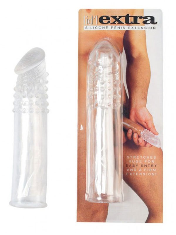 Silikon Penis Kılıfı 7 cm Eklentili