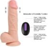 Şarjlı Uzaktan Kumandalı Gerçekçi Realistik Dildo 21 cm