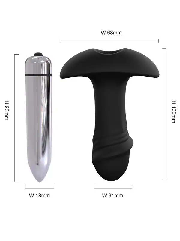 Giyilebilir Titreşimli Penis Butt Plug