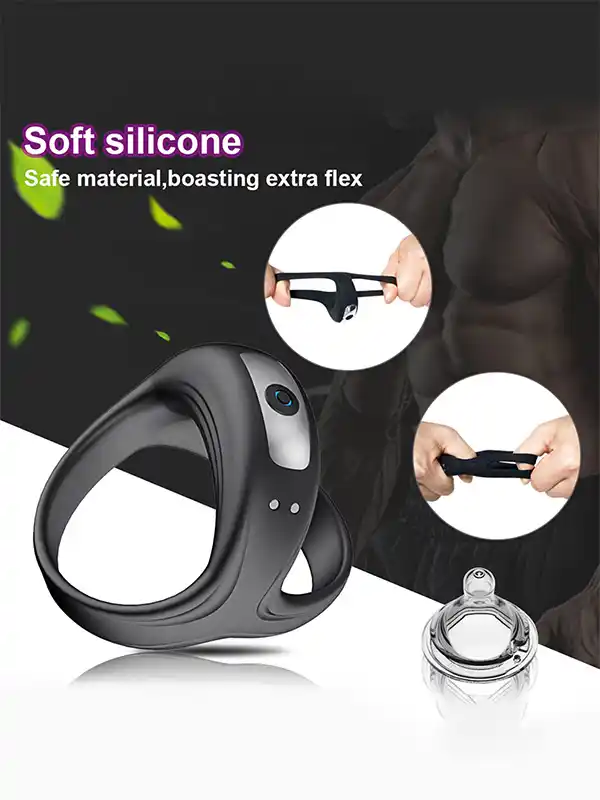 Titreşimli Şarjlı Penis Halkası