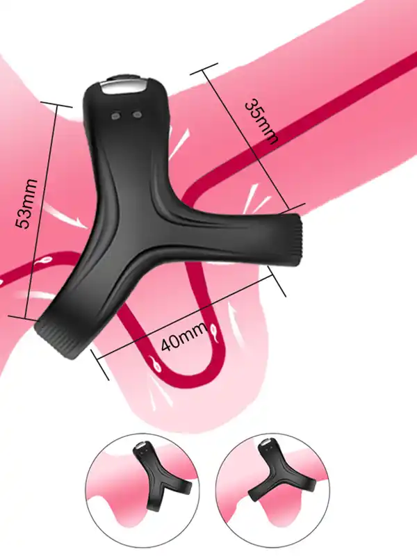 Titreşimli Şarjlı Penis Halkası