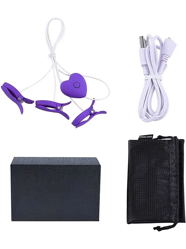 Vajina ve Göğüs Klipsi 3'lü Titreşimli Şarjlı