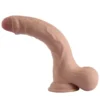 10" Dual Layer Oynar Derili Gerçekçi Penis 25 cm