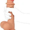 7.6" Dual Layer Oynar Derili Realsitik Dildo 19 cm