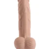 7.6" Dual Layer Oynar Derili Realsitik Dildo 19 cm