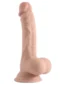 7.6" Dual Layer Oynar Derili Realsitik Dildo 19 cm