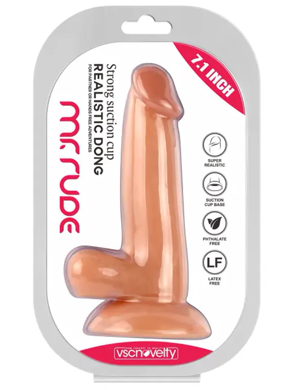 7.1” Realistik Penis 18 cm