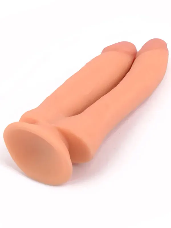 7.3” Çift Başlı Realistik Dildo