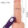 Titreşimli Gerçekçi Realistik Penis 17.5 cm