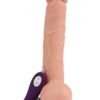 Realistik Dokulu Titreşimli Büyük Dildo 28 cm