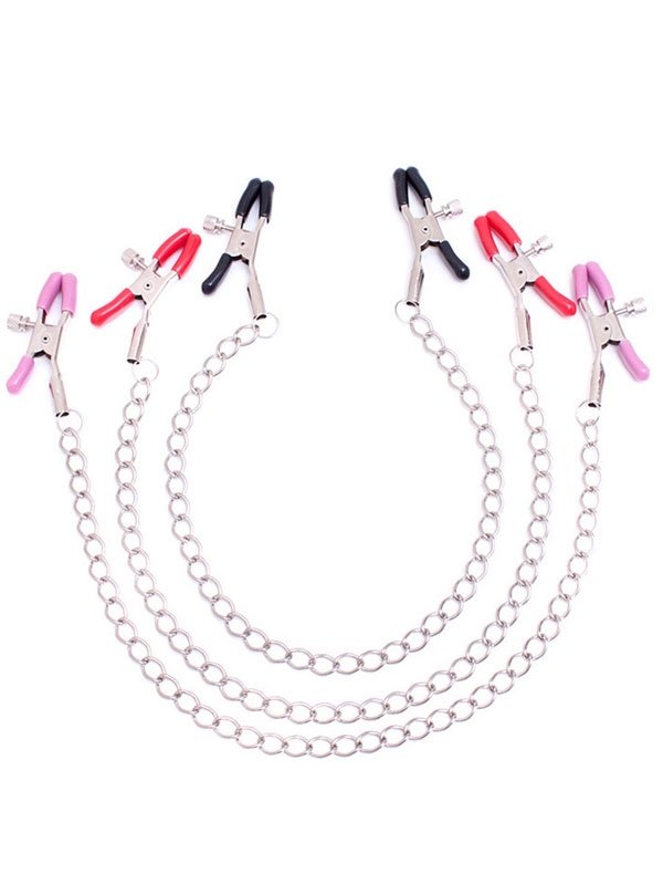Göğüs Klipsi Zincirli